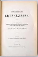 Természettudományi Értekezések. Arago, Bessel, Dove, Haeckel, Heer, Herschel, Humboldt, Kirchhoff, L...
