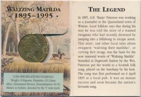 Ausztrália 1995S 1$ "Waltzing Matilda" díszkiadásban T:1- Australia 1995S 1 Dollar "W...