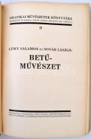 Löwy Salamon-Novák László: Betűművészet II-III. Bp., 1926, Világosság Könyvnyomda. Kiadói egészvászo...