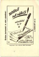 17 db RÉGI motívumlap, vegyes minőség; művész, reklám, katonai, üdvözlő / 17 old motive postcards, m...