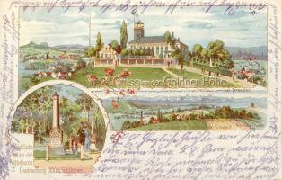 Goldnen Höhe Litho