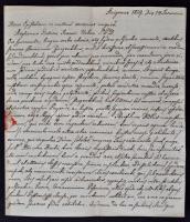 cca 1810-1890 Vegyes okmány tétel: nyugta, nagyrészt levelek, magyar, német és latin nyelven vegyese...