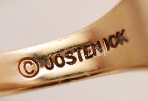 California, Bishop Amat Memorial High School arany, címeres, köves pecsétgyűrű, Au., 10K, bruttó:4,3...