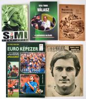 1964-2015  5 db futballal kapcsolatos kiadvány-A Labdarúgás című újság XVII. évfolyamának 5. száma, XII. magyarország-Franciaország válogatott labdarúgó mérkőzés a Népstadionban, Sisa Tibor: Válasz, T.Hámori Ferenc: Simi. Ifj.Thaly Zoltán: Euro képezer