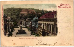 Miskolc, Erzsébet tér, Kossuth szobor
