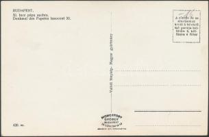 Budapest I. XI. Ince Pápa szobra