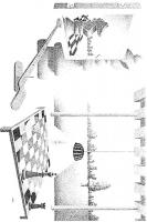 Variaties op het thema schaken, Loek Bosman / 8 db MODERN Loek Bosman grafikai sakk motívumlap / 8 m...