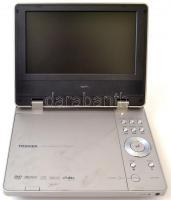 Toshiba utazós DVD lejátszó, működőképes állapotban, táskával, tartozékokkal