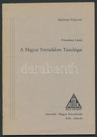 Feketekuty László: A Magyar Forradalom Tanulságai. Széchenyi Könyvtár 2, Amerikai- Magyar Könyvkiadó, Köln -Detroit. pp.:32, 21x15cm