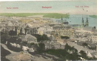 Budapest - 13 db régi képeslap, érdekes darabokkal, vegyes minőség