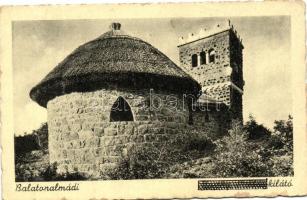 12 db RÉGI magyar városképes lap, vegyes minőség, Balaton és környéke / 12 old Hungarian town-view p...