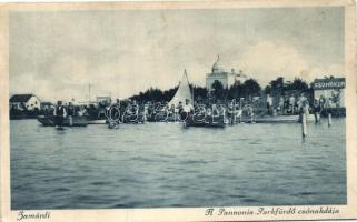 12 db RÉGI magyar városképes lap, vegyes minőség, Balaton és környéke / 12 old Hungarian town-view p...