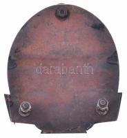 ~1980. "Balesetmentes Közlekedésért - Magyar Autoklub - Áll. Biztosító" zománcozott Br jel...