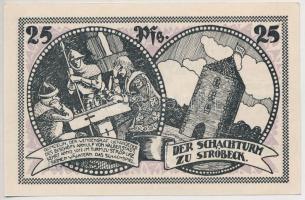 Németország / Weimari Köztársaság / Augsburg 1921. 25pf "Gemeinde Stroebeck" szükségpénz, ...