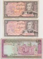 Vegyes: Irán 11db fémpénz + 5db bankjegy T:vegyes Mixed : Iran 11pcs of coins + 5pcs banknotes C:mixed