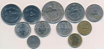 Vegyes: Irán 11db fémpénz + 5db bankjegy T:vegyes Mixed : Iran 11pcs of coins + 5pcs banknotes C:mix...