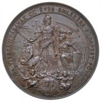 Anton Scharff (1845-1903) 1886. "Buda visszavívásának 200 éves emlékére" Br emlékérem. &qu...