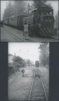 Szilvásvárad, Szalajkavölgyi Állami Erdei Vasút (SZÁEV) fotók, 6db, különböző méretben és minőségben...