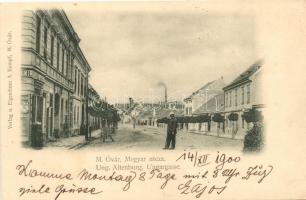 Mosonmagyaróvár, Magyaróvár; Magyar utca, kiadja A. Kumpf, Günther Adolf üzlete (EK)