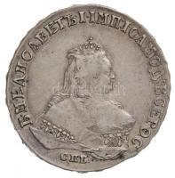 Orosz Birodalom 1748. 1R Ag "Erzsébet" (25,81g) T:2- / Russian Empire 1748. 1 Ruble "Elizabeth" (25,81g) C:VF Krause C#19b.4