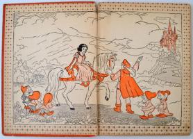 Disney, Walt: Hófehérke és a hét törpe. [Bp.], é. n., Palladis. Sérült, kopott kartonált papírkötésb...