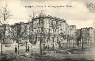 Budapest IX. Üllői úti III. sz. Belgyógyászati klinika