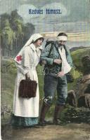 3 db RÉGI motívumlap, vegyes minőség; katonai, irredenta / 3 old motive cards, mixed quality; milita...