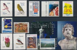 2005-2007 11 db bélyeg + 1 db blokk, 2005-2007 11 stamps + 1 block