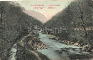 Herkulesfürdő, Baile Herculane; Cserna-völgy, kiadja Eberle Keresztély / valley