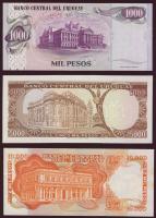 Uruguay 1967-2003. 9db klf bankjegy T:I
