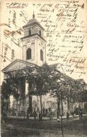 Tiszaföldvár, Evangélikus templom, kiadja Bíró Albert (EB)