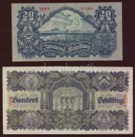 Ausztria 1945. 20Sch + 100Sch T:II