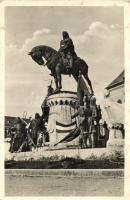 Kolozsvár, Cluj; Mátyás király szobra / statue