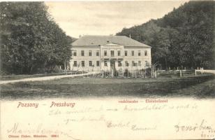 Pozsony, Pressburg, Bratislava; Vaskutacska, Eisenbrünnel; Ferdinánd király vasfürdő / spa