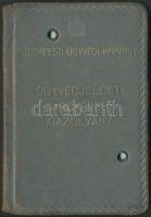 1935 Ügyvédjelölti igazolvány, Budapesti Ügyvédi Kamara, pp.:12, 12x8cm