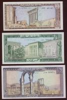 Libanon 1964-78. 1L-250L 7db, teljes sor! T:I