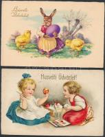 191 db régi motívum és üdvözlőlap, színes, változatos anyag