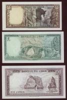 Libanon 1964-78. 1L-250L 7db, teljes sor! T:I