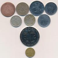 28db vegyes magyar és külföldi fémpénz + Németország / Weimari Köztársaság 1924D 10pf Al-Br + Románi...