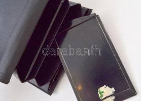 Voigtländer Bergheil 9x12 kamera. Lemezes. Hellar 1:3,5  objektívvel, hozzá 5 kazettával, eredeti bő...