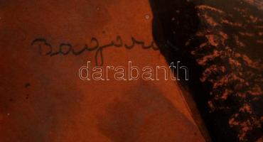 Scheiber Hugó  (1873-1950): Csavargó. Vegyes technika, papír, jelzés nélkül, üvegezett keretben, (sz...