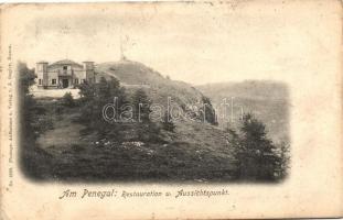 Mendelgebirge (Tirol) Penegalspitze, Am Penegal; Restauration u. Aussichtspunkt, Verlag v. J. Gugler / lookout point, restaurant