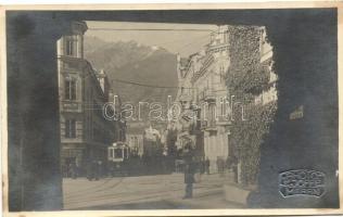 Merano, Meran (Tirol)  Hotel Kaiserhof, tram, Photo E. Joffe