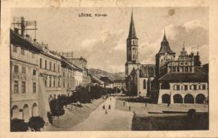 Lőcse, Levoca; Kör tér / square (fa)