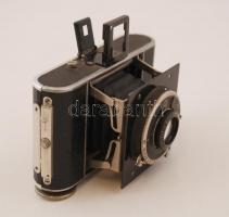 Kochmann Korelle 3x4 cm Trioplan 1:3,5/5 cm objektavvel F. Deckel zárral, bőr tokban, jó állapotban ...