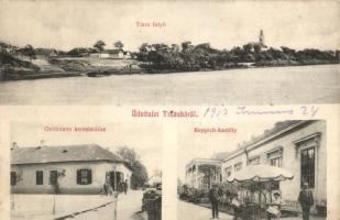 Tiszabő, Tisza folyó, Goldmann kereskedése, Keppich kastély (EK)