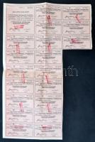 Sárospatak 1917. "A Tokaj Hegyaljai Szőlősgazdák Törkölyfőző Szövetkezete " részvénye 25 K...