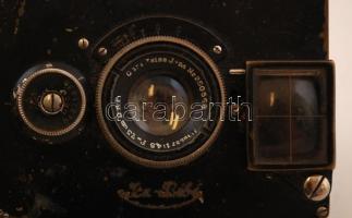 Ica Bebe női kisméretű 4,5x6 cm kamera Carl Zeiss 	Tessar 1:4,5/7,5 cm objektívvel rollfilm kazettáv...