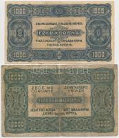 1923. 100K "Magyar Pénzjegynyomda Rt. Budapest" + 500K "T.W." jelöléssel, nyomda...