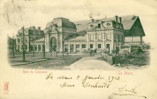 Le mans Railway-station for trams